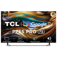 TCL 190.5 cm (75 inch) Ultra HD (4K) Google TV, 75P755 PRO