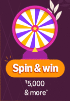 Amazon Spin and Win ₹5000 & more*