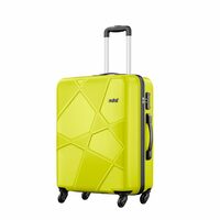 Safari Polypropylene (Pp) Pentagon Hardside Medium Size Check-in Luggage Suitcase