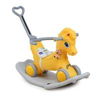 Webby Musical 2 in 1 Horse Rocker Cum Rider-Kids Ride On Push Car