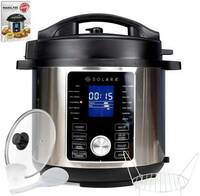 Solara SOL-EPC-101 Electric Pressure Cooker  (6 L, Stainless Steel)