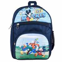 Heart Home Disney Hey Mickey School Bags | Kids School Bags | Student Bookbag | Travel Backpack | School Bag for Girls & Boys | School Bag with 4 Compartments | Navy Blue