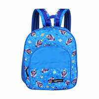 Amazon Basics Trendy and Spacious Space Theme Kids Backpack | Comfortable Padding (Blue)