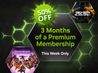 Nvidia Black Friday Super Sale - Get 50% off your first 3 months of a GeForce Now Ultimate premium membership