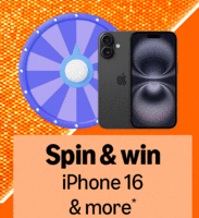 Black Friday Spin & Win iPhone 16 & more* 