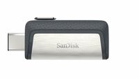 SanDisk Ultra 128 GB USB Pen Drive (SDDDC2-128G-G46, Black, Silver)