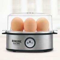 Borosil Electric Egg Boiler, 7 Egg Capacity, For Hard, Soft, Medium Boiled Eggs