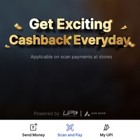 Flipkart UPI : Win Surprise Cashback*
