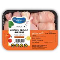 Elicious Fresh Chicken Precut Skinless, 500g (Never Frozen)