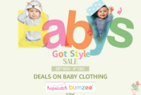 Baby's Got Style Sale | Upto 70% off + Extra 5% off with coupons (selected brands)