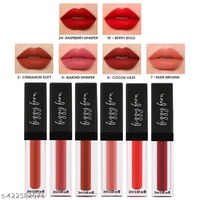Fizzy : Fern Long Lasting Matte Liquid Lipstick, Nourishing (Set of 6)