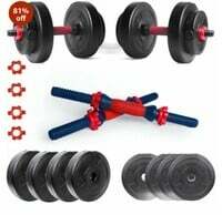 ARTINO Dumbbell (18 kg - 2.5kg x 4 & 2kg x 4) Fitness Sets