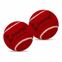 Cockatoo : Rubber Cricket Tennis Ball - Pack Of 2