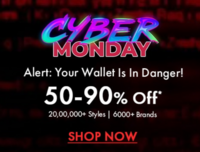 Ajio Cyber Monday Sale 50-90% off + 10% off on DBS & ICICI cards