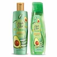 Hair & Care Pro Blend Damage Repair Hair Shampoo+Oil Combo (300ml+300ml) with Avocado, Aloe Vera and Olive Oil @269