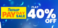 Fast&Up Pay Day Sale - Flat 40% Off + Extra 10% Off on Prepaid Orders
