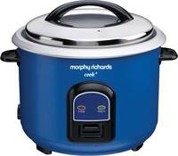 Morphy Richards Cook+ Electric Rice Cooker with Steaming Feature (1.8 L, Blue)