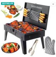 Geico master : Briefcase Folding Barbeque Grill