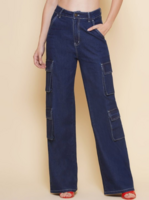 PUELLA Women High-Rise Easy Wash Cargos Style jeans