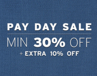 Levi's Pay Day Sale - Min 30% off + Extra 10% off