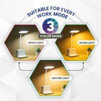 Gesto : Rechargeable Battery Operated Desk Lamp – 3 Color