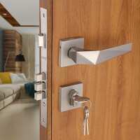 LAPO Mortise Door Lock, High-Security Door Lock, Durable Zinc & Brass, 3 Brass Keys | Matt Finish | 3 Years Warranty RO-126

