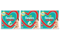 Pampers : Happy Skin Pants Value Pack - M  (96 Pieces)