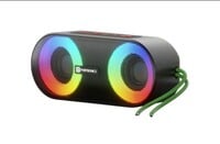 Portronics Portable Bluetooth Speaker with RGB Lights (Pixel 3, 20 W, Black)