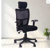 SUPREMA Study Arm Chair NA Study Arm Chair  (Black, Optional Installation Available)