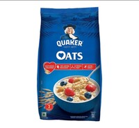 Quaker Oats, Rolled Oats Natural Whole grain Nutritious Breakfast Cereals, Dalia Porridge 1.5 Kg (Location specific)