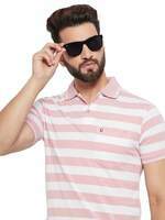 UNIBERRY Men's Cotton Blend Half Sleeve Printed Polo Neck T-Shirt Has A Short Sleeve & Pocket On ChestBZ…