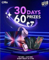 &flix Watch & Win Contest: 30 Days, 60 Prizes!