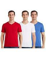 Amazon Brand - Symbol Men's Solid Cotton T Shirt  Combo Pack of 2/3 (Available in Plus Size)