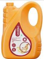 Fresh - Amazon Brand - Vedaka Cold Pressed Peanut (Groundnut) Oil, 5L- (Ghani Oil)(location specific)