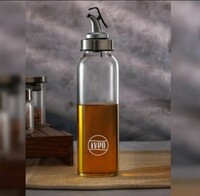 Iveo Borosilicate Glass Oil and Vinegar Bottle
