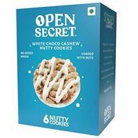 Open Secret White Choco Cashew Story Box 6 Cookies Per Box, 75g [New Delhi Available]
