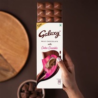 Galaxy Cookie Crumble Milk Chocolate Bar Loaded With Cookie Pieces 96g