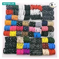 ZESCA STYLO Printed Soft pony tail Rubber Band  (Multicolor)