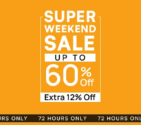 Lifestyle Super Weekend Sale | Upto 70% off + Extra 12% off