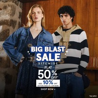 Pepe Jeans - Big Blast Sale | Flat 50% off Sitewide + Addditional 10% off