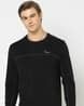 TEAMSPIRIT Cotton Piping Crew-Neck Sweatshirt