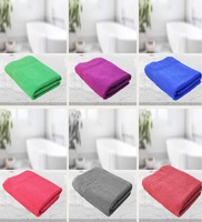 Assorted Microfiber Solid 275 GSM Bath Towel