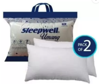 Sleepwell - Pillow Set || Comfort And Support Pillow (Pack of 2) (White)