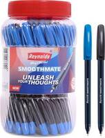 Reynolds Smoothmate Ball Pen  (Pack of 50, Ink Color - Multicolor)