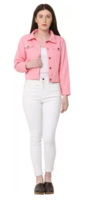 Women Solid Denim Jacket