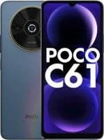 POCO C61, 4GB RAM, 64GB ROM, Ethereal Blue, Smartphone