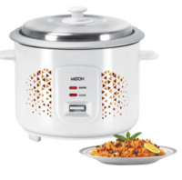 Milton Euroline Excel White Electric Rice Cooker With Cooking Bowl - 700W - 1.8L