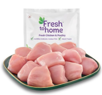 Fresh To Home Boneless Chicken Cubes | 250g Pack