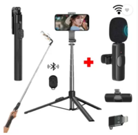 GADGETSWEAR (Combo with Wireless Mic)  (Black, Supports Up to 1500 g)