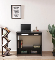 Bonton Computer Table in Wenge Finish with Keyboard Slider